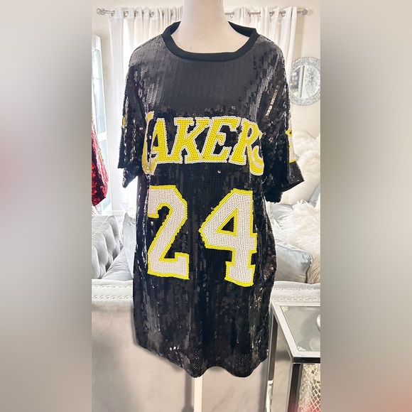 Lakers Sequin Dress Nba Jersey Nba Basketball Lakers Sequin Dress NBA Los  Angeles